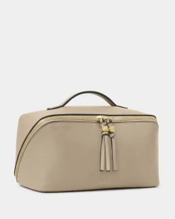 Katie Loxton Soho Large Makeup & Wash Bag Light Taupe