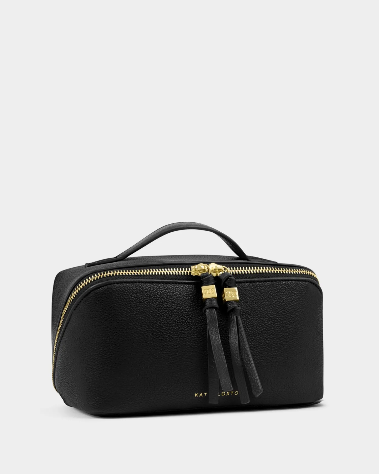 Katie Loxton Soho Medium Makeup & Wash Bag Black Clearance
