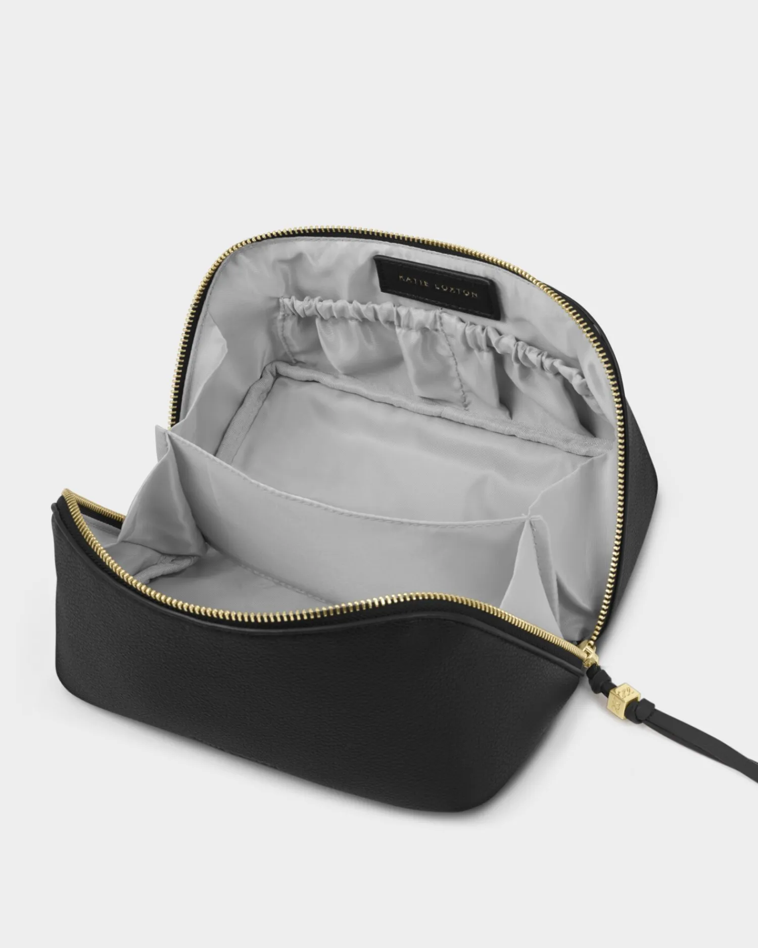 Katie Loxton Soho Medium Makeup & Wash Bag Black Clearance