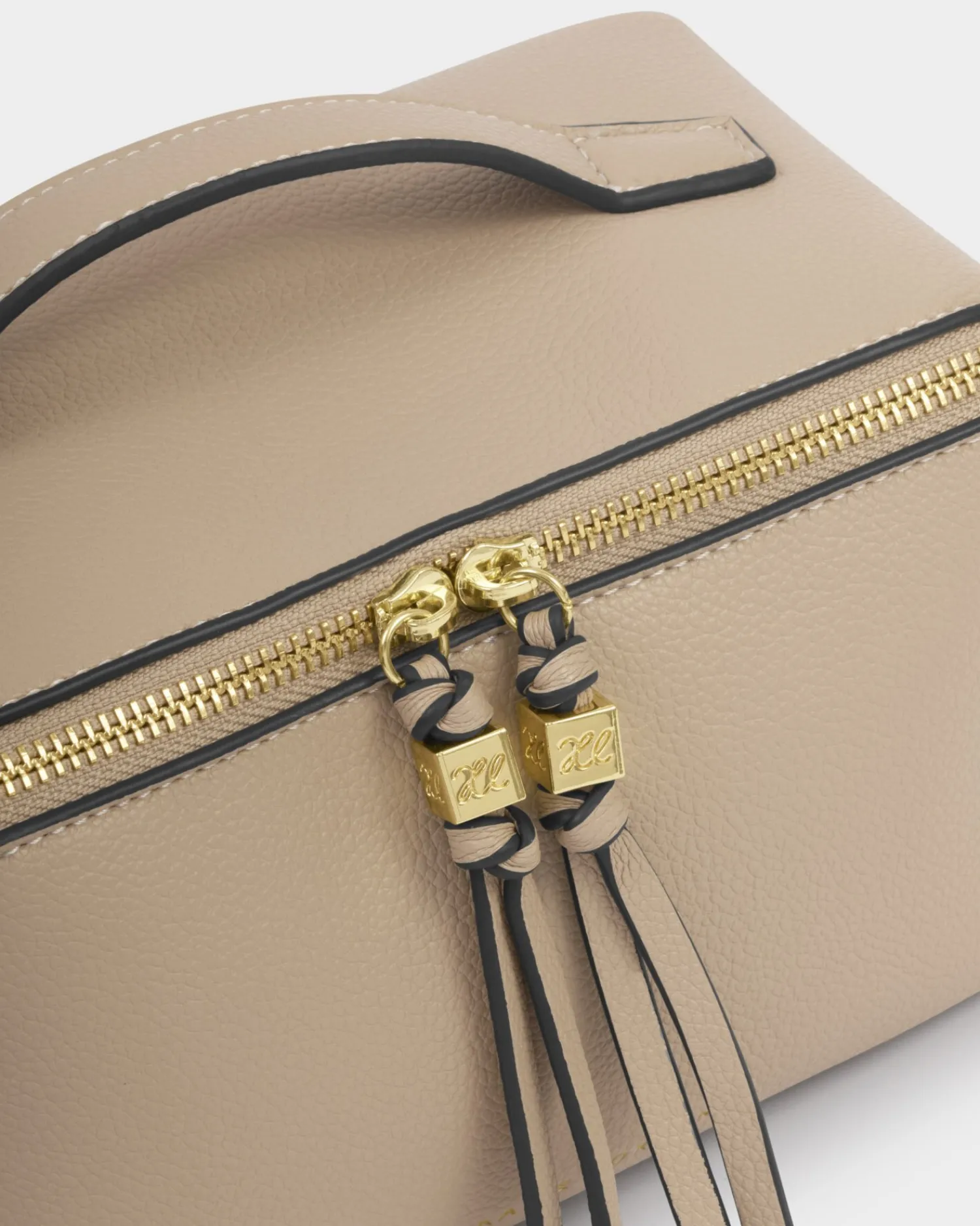 Katie Loxton Soho Medium Makeup & Wash Bag Light Taupe New