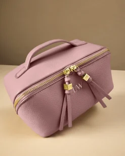 Katie Loxton Soho Medium Makeup & Wash Bag Deep Rose Clearance