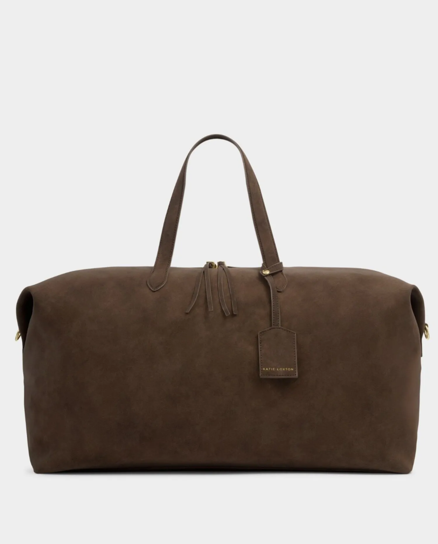 Katie Loxton Soho Suedette Weekend Bag Chocolate Clearance