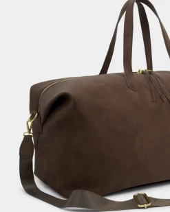 Katie Loxton Soho Suedette Weekend Bag Chocolate Clearance