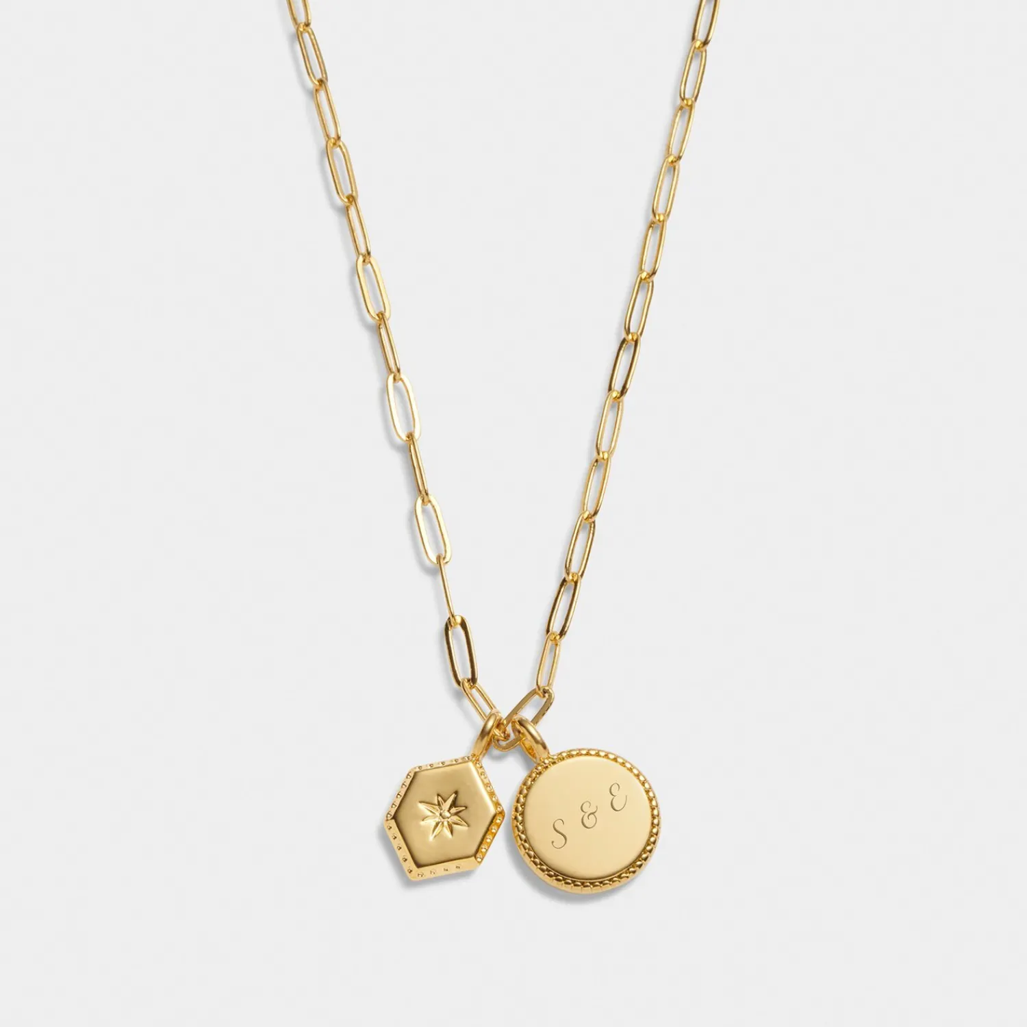 Katie Loxton ' Waterproof Gold Charm Necklace Soul Sister Outlet
