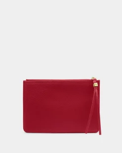 Katie Loxton Tassel Charm Pouch Garnet Red Online
