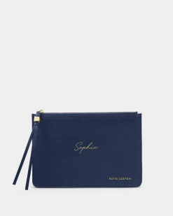 Katie Loxton Tassel Charm Pouch Navy Sale