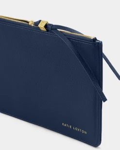 Katie Loxton Tassel Charm Pouch Navy Sale