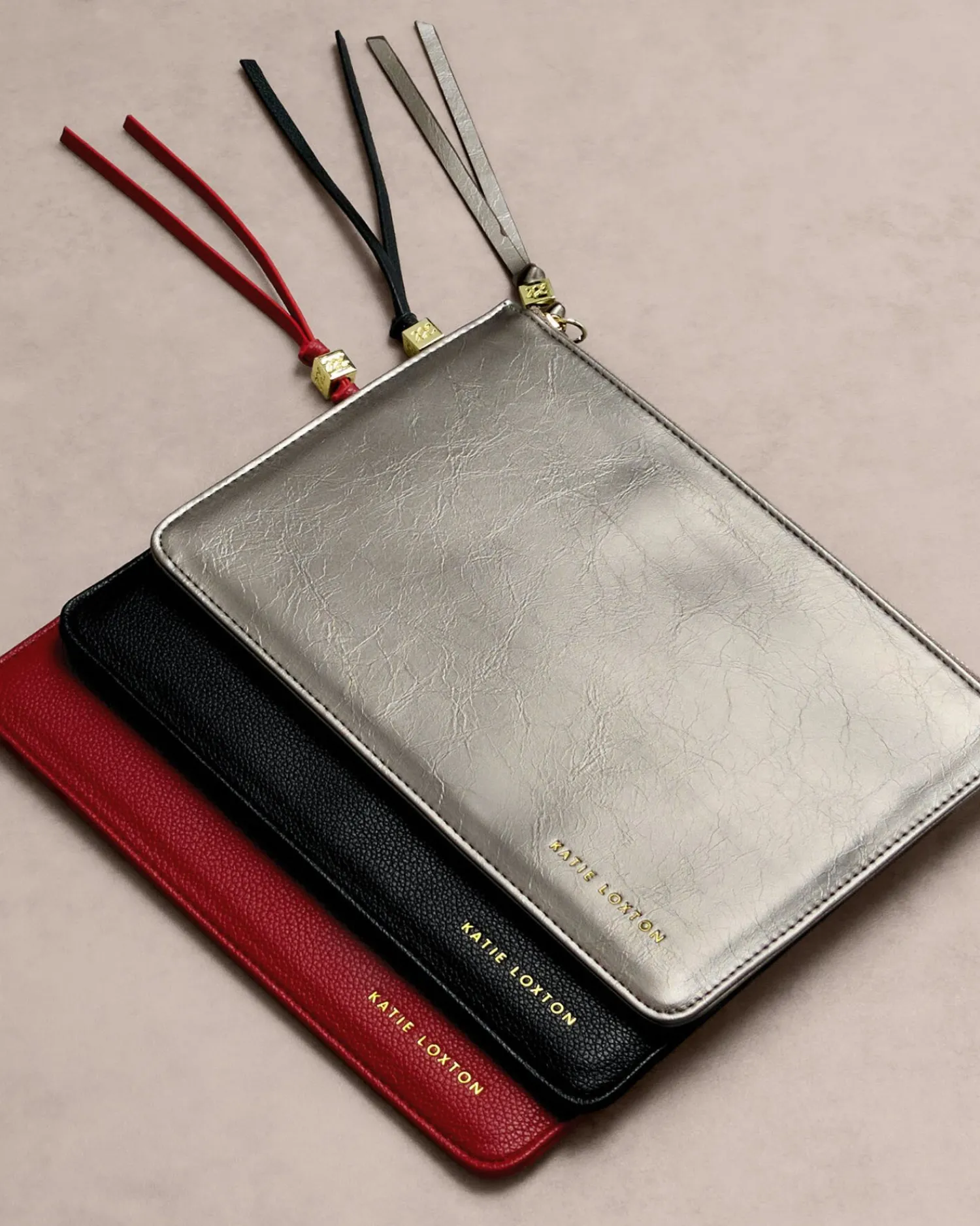 Katie Loxton Tassel Charm Pouch Black Outlet
