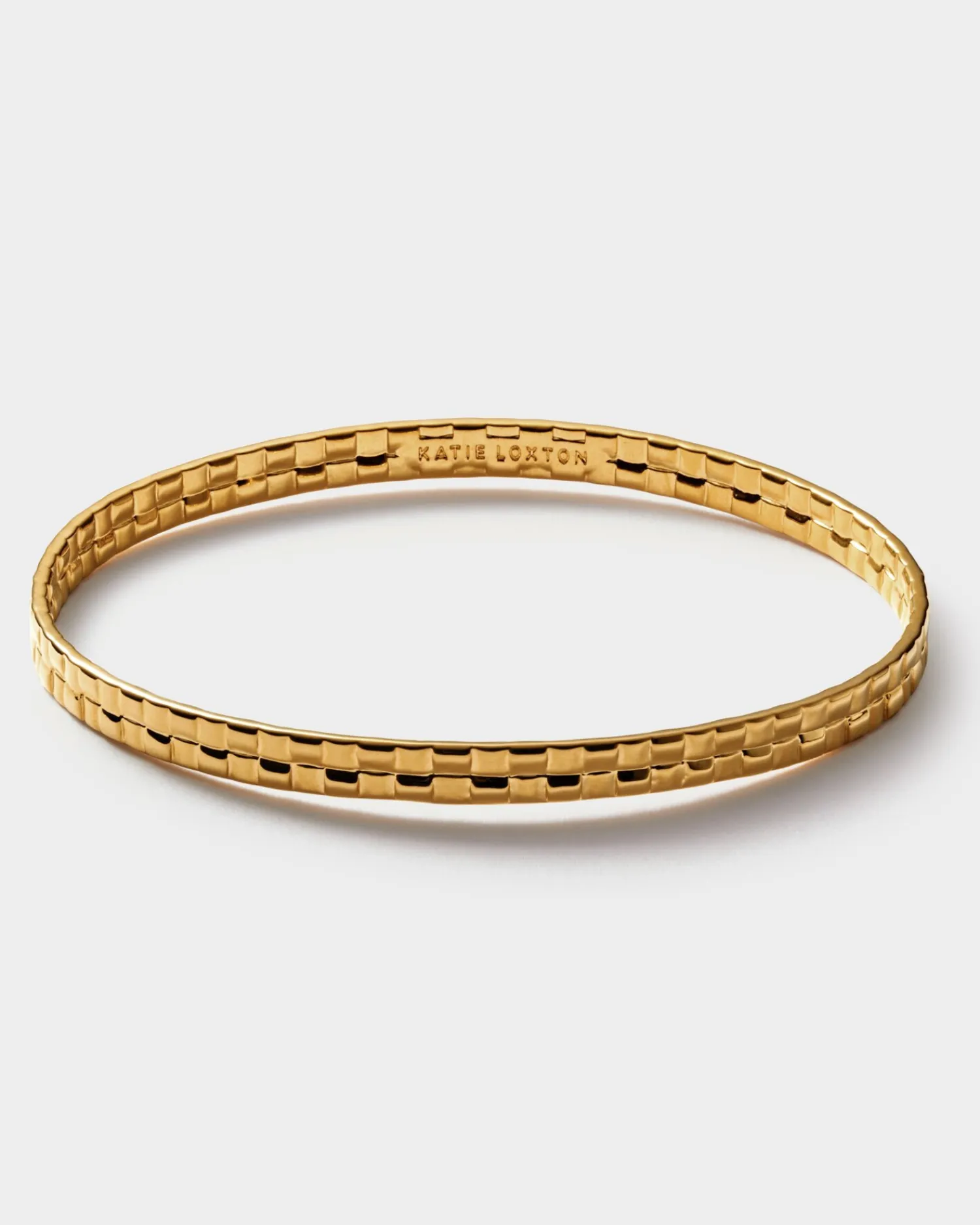 Katie Loxton Taya Waterproof Gold Woven Bangle Online