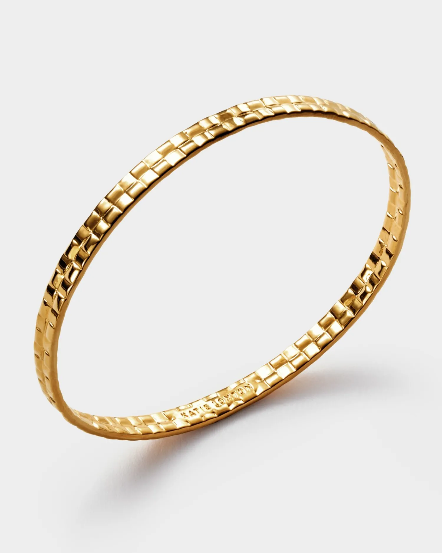 Katie Loxton Taya Waterproof Gold Woven Bangle Online