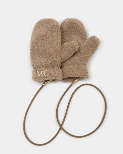 Katie Loxton Teddy Mittens with Cord Tan Online