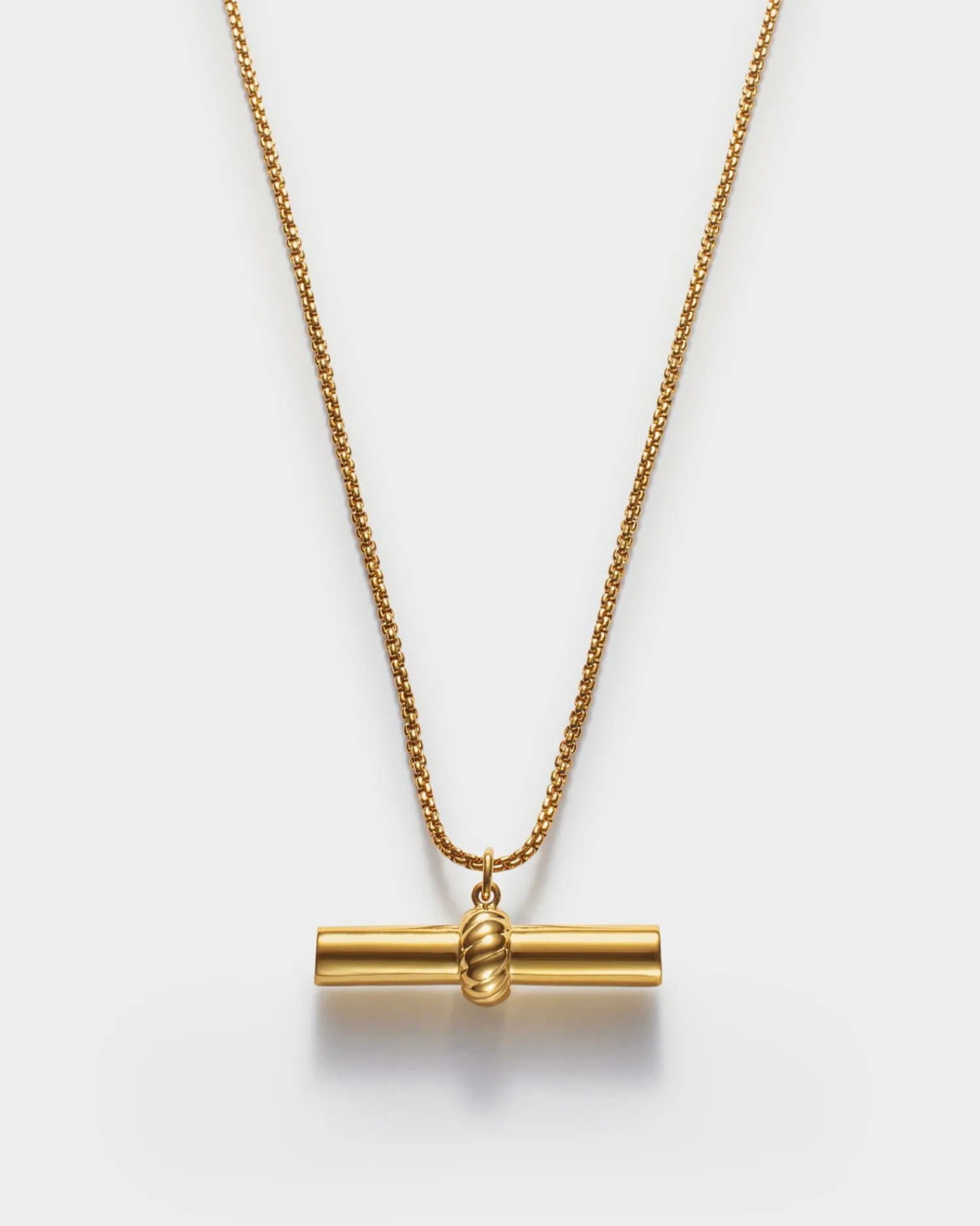 Katie Loxton Themis Waterproof Gold T-Bar Necklace