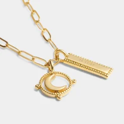 Katie Loxton To The Moon and Back' Waterproof Gold Charm Bracelet To The Moon & Back Hot
