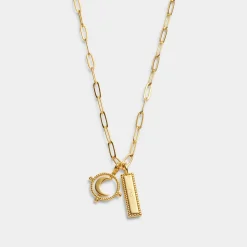 Katie Loxton To The Moon and Back' Waterproof Gold Charm Necklace To The Moon & Back Clearance