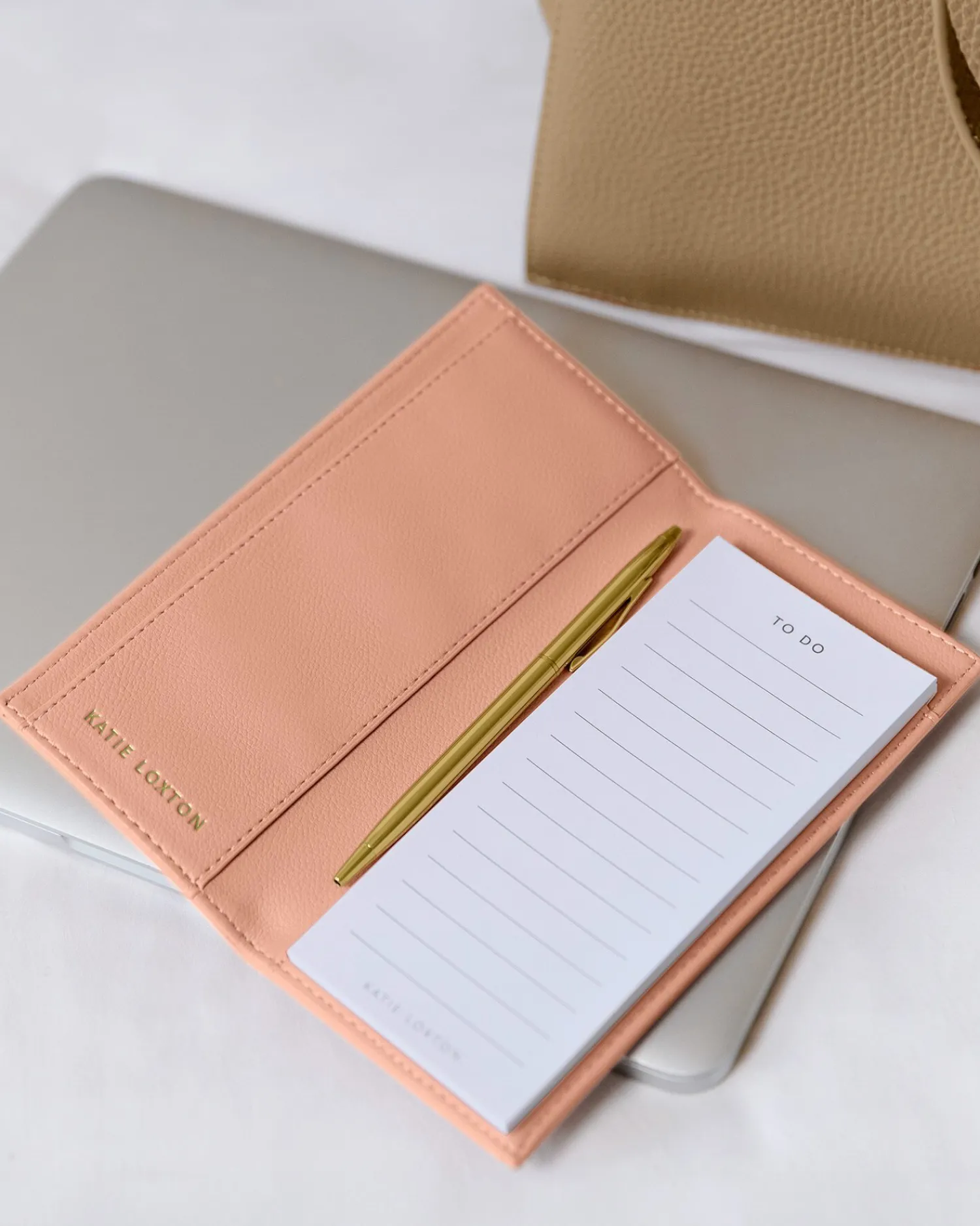 Katie Loxton To-Do List Notepad 'Inspire, Dream, Create' Peony Blush Clearance