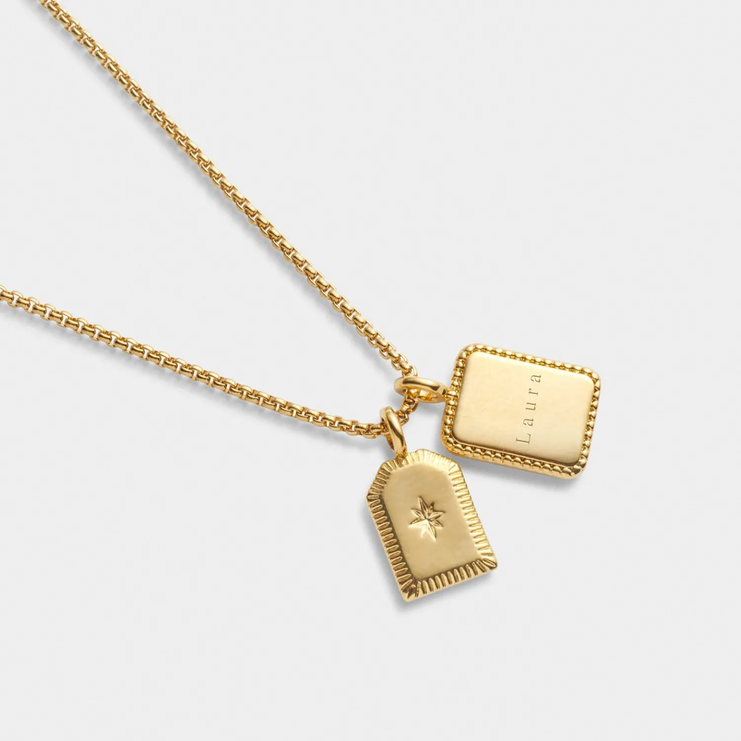 Katie Loxton ' Waterproof Gold Charm Necklace Treasured Friend Best