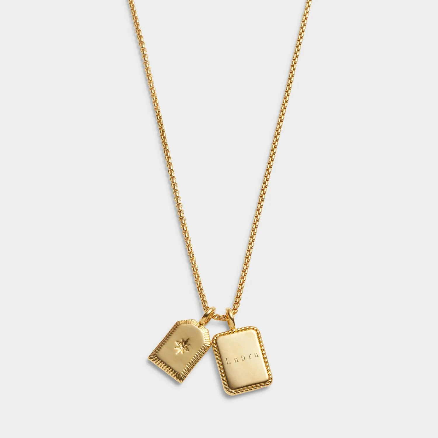 Katie Loxton ' Waterproof Gold Charm Necklace Treasured Friend Best