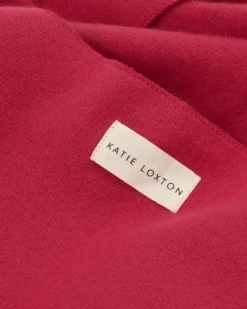 Katie Loxton Triangle Blanket Scarf Crimson Red Online