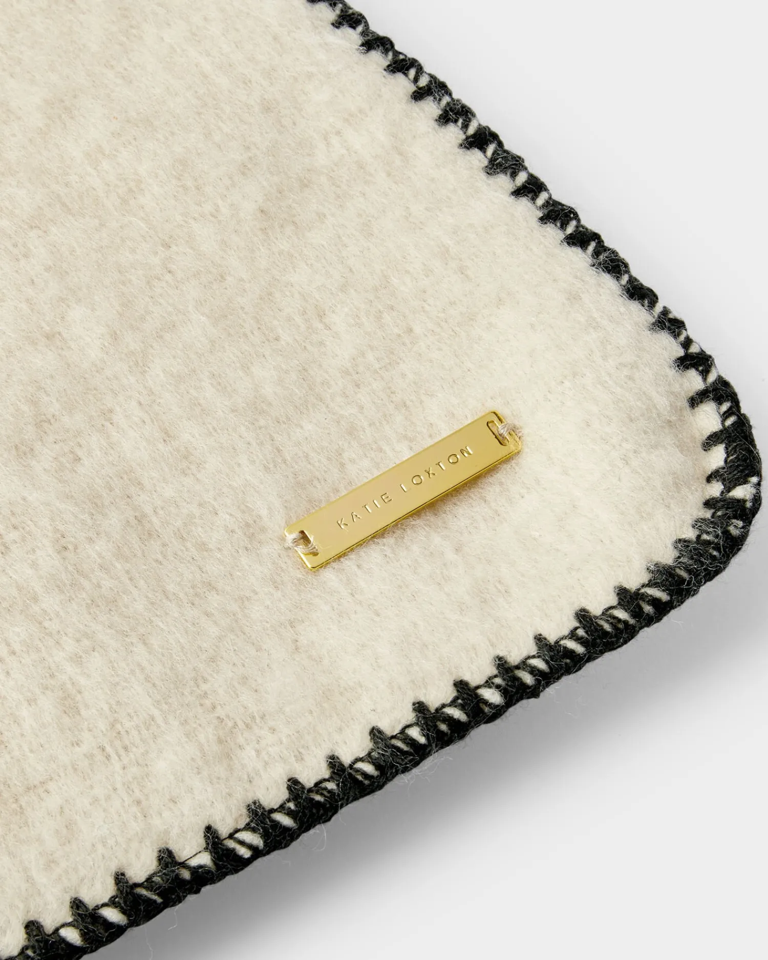 Katie Loxton Whipstitch Scarf Cream