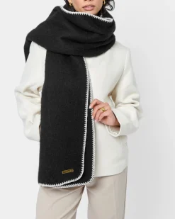 Katie Loxton Whipstitch Scarf Black