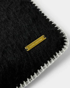 Katie Loxton Whipstitch Scarf Black