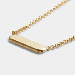 Katie Loxton With Love' Waterproof Gold Signet Necklace Discount