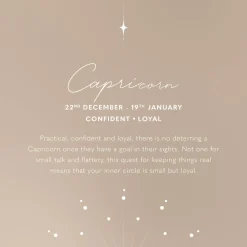 Katie Loxton Zodiac Jewellery Box 'Capricorn' 22nd Dec 19th Jan Discount